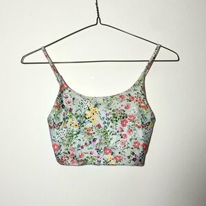 Alice and Olivia Floral Crop Top